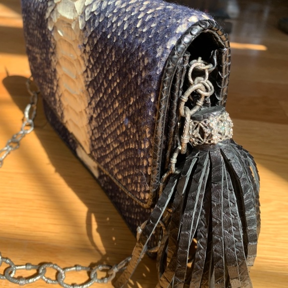 Emily Armenta Python handbag - Picture 2 of 7